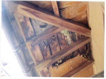 赤磐市 屋根工事 雨漏り修理 隅棟積み直し