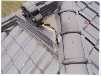 矢掛町 雨漏り修理 漆喰補修