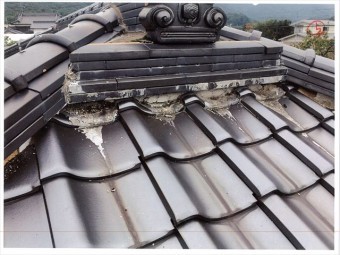 矢掛町 雨漏り修理 漆喰補修