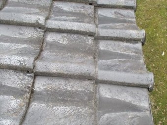 津山市で屋根修理 棟補修工事