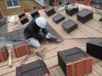 岡山市南区 2階平板工事