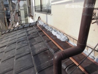 岡山市南区 2段目際熨斗施工