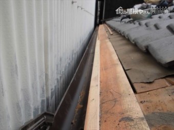倉敷市 屋根補修工事 屋根を短くします。