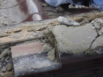 津山市 大崎瓦 棟解体