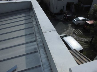 岡山市南区台風で飛んだ板金修理