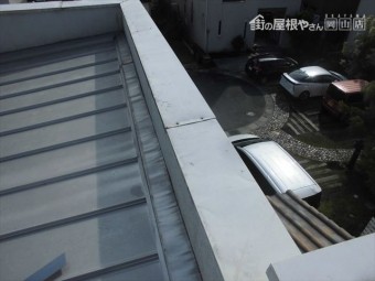 岡山市南区台風で飛んだ板金修理