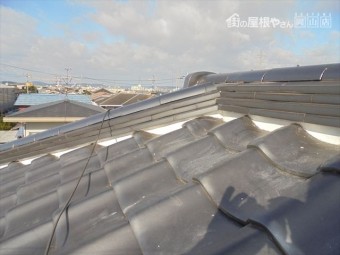岡山市南区 漆喰入れ替えの工事 完成