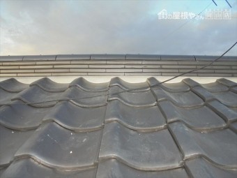 岡山市南区 漆喰入れ替えの工事 完成
