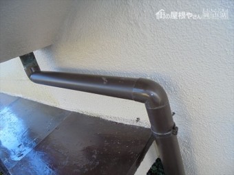 備前市 ポリカの新しい竪樋も新しくなります。