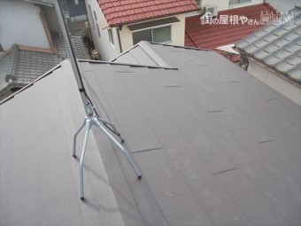 岡山市北区 スーパーガルテクトの工事2階の完成