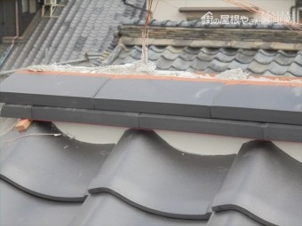玉野市 2段目小熨斗施工