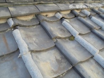 岡山市中区 雨漏り修理 漆喰工事