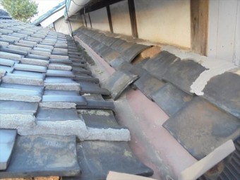 岡山市中区 雨漏り修理 工事前