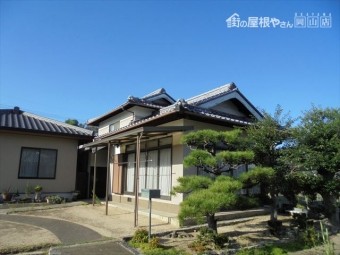 岡山市北区で瓦修理無料点検依頼 瓦ズレ落ちてます