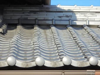 岡山市北区で瓦修理 地瓦のズレ