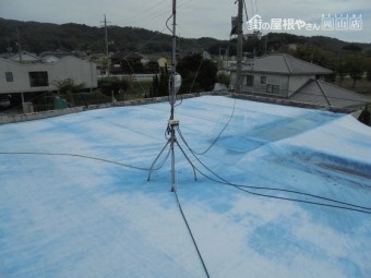 岡山市南区 屋根補修工事 漆喰欠落