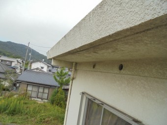岡山市南区 屋根補修工事 漆喰欠落