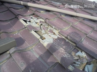 赤磐市 屋根修理 瓦補修