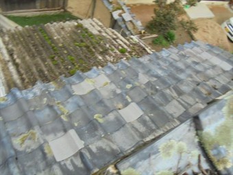 岡山市東区 雨漏り修理 屋根瓦補修工事 工事後