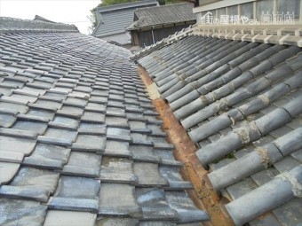 岡山市東区 雨漏り修理 屋根瓦補修工事 工事後