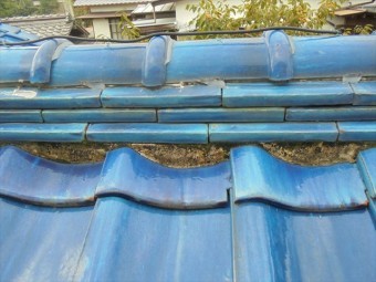 備前市 雨漏り修理 屋根に上がり点検
