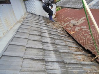 美咲町 屋根リフォーム 工事前