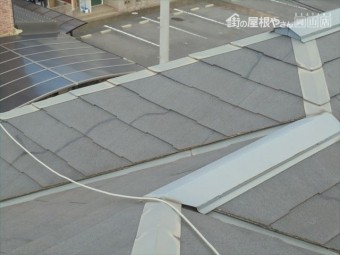 倉敷市 カラーベスト点検