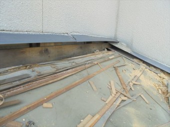 倉敷市 屋根リフォーム 防水紙の状態