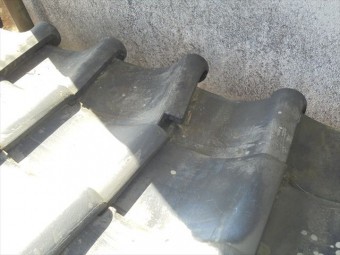 吉備中央町 雨漏り修理 瓦のズレています