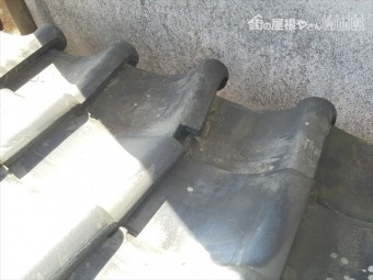 吉備中央町 雨漏り修理 瓦のズレています