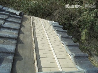 津山市 瓦葺き直し