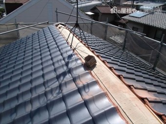 岡山市南区 屋根工事 屋根リフォーム 大屋ね瓦工事