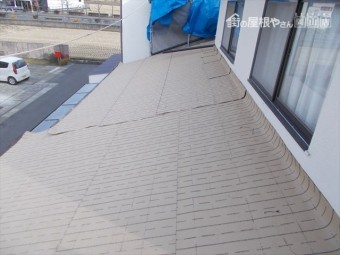 岡山市北区 屋根工事 防水紙