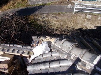 岡山市東区 屋根修理、棟補修です。