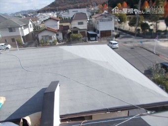 岡山市中区 カバー工法 屋根瓦葺き替え工事