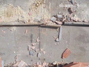 玉野市 瓦撤去後の下地の状態