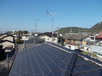 岡山市南区 瓦工事