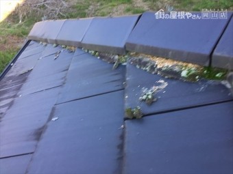 岡山県瀬戸内市 屋根修理 隅棟解体組み立て