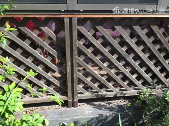 倉敷市 ウッドデッキ塗装