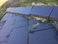 瀬戸内市 崩れそうな隅棟積み直し 地震に強い強力棟