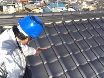 岡山市北区 屋根修理 点検模様