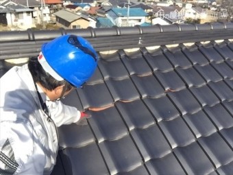 岡山市北区 屋根修理 点検模様