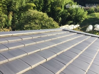 岡山県瀬戸内市 屋根修理 隅棟解体組み立て