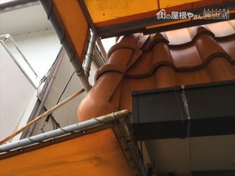 岡山市北区 屋根工事 漆喰補修
