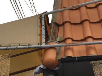 岡山市北区 屋根修理 棟積み直し工事