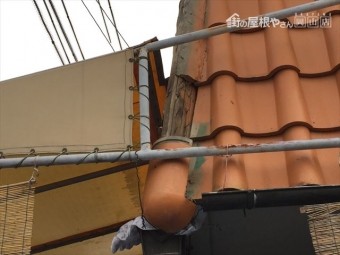 岡山市北区 屋根修理 棟積み直し工事