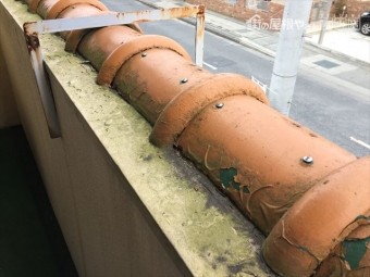 岡山市北区 瓦補修工事 ビスうち替え 完成です。