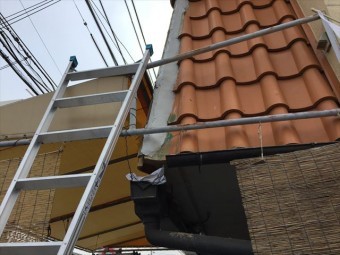 岡山市北区 屋根修理 棟積み直し工事