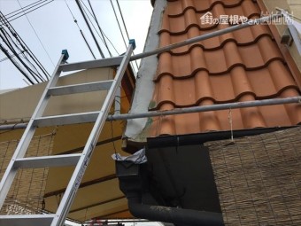 岡山市北区 屋根修理 棟積み直し工事