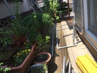 岡山市北区 屋根工事 屋根リフォーム 足場工事